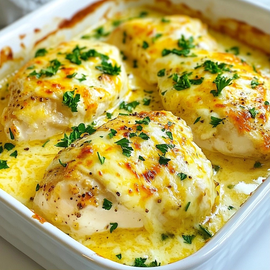 Cheesy Garlic Parmesan Chicken Bake Flavorful Delight
