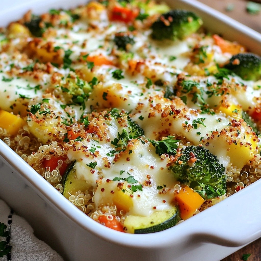 Savory Herb and Vegetable Grain Casserole Delight