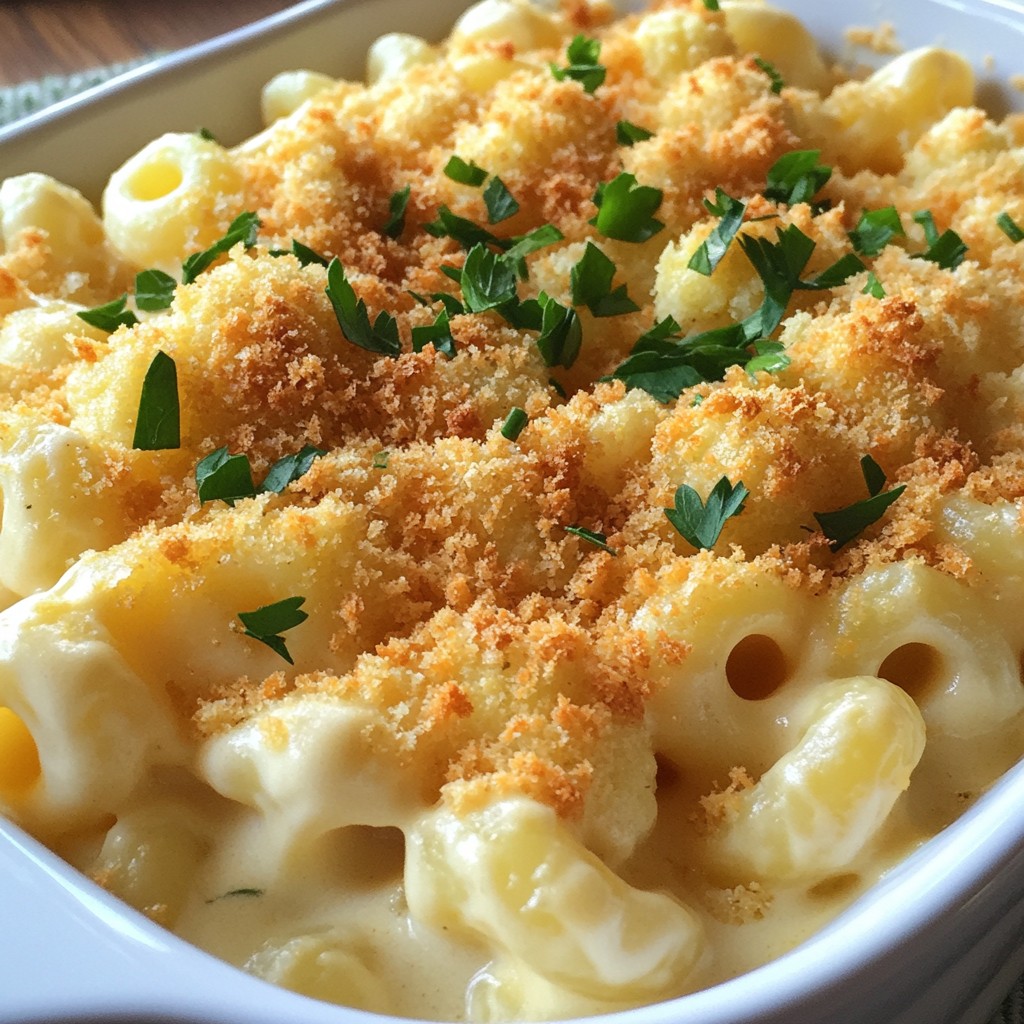 Cheesy Cauliflower Mac Comfort Food Delight for Dinner