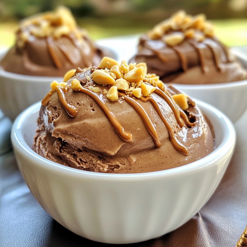 Delicious Chocolate Peanut Butter Nice Cream Recipe