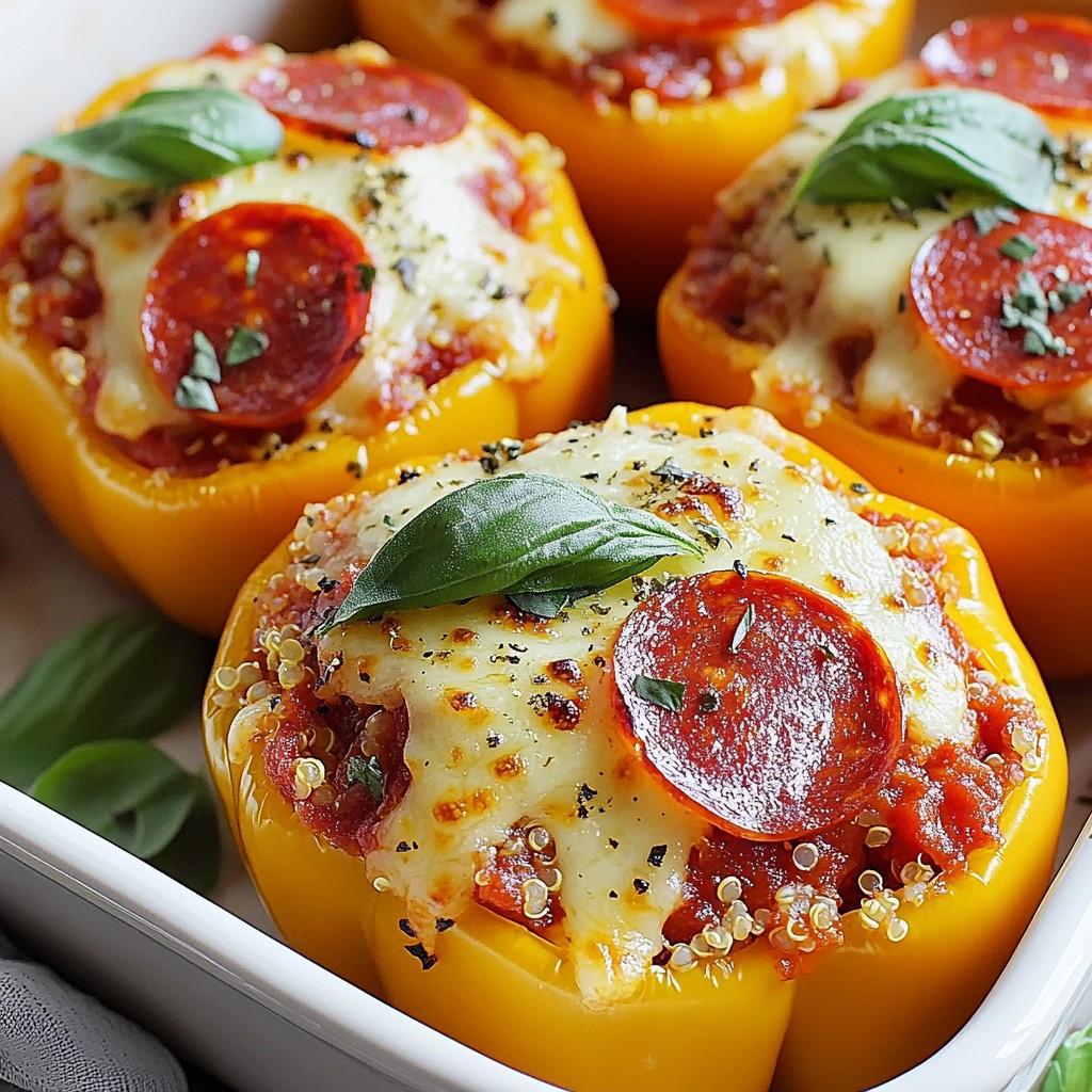 Pepperoni Pizza Stuffed Peppers Easy and Flavorful Meal