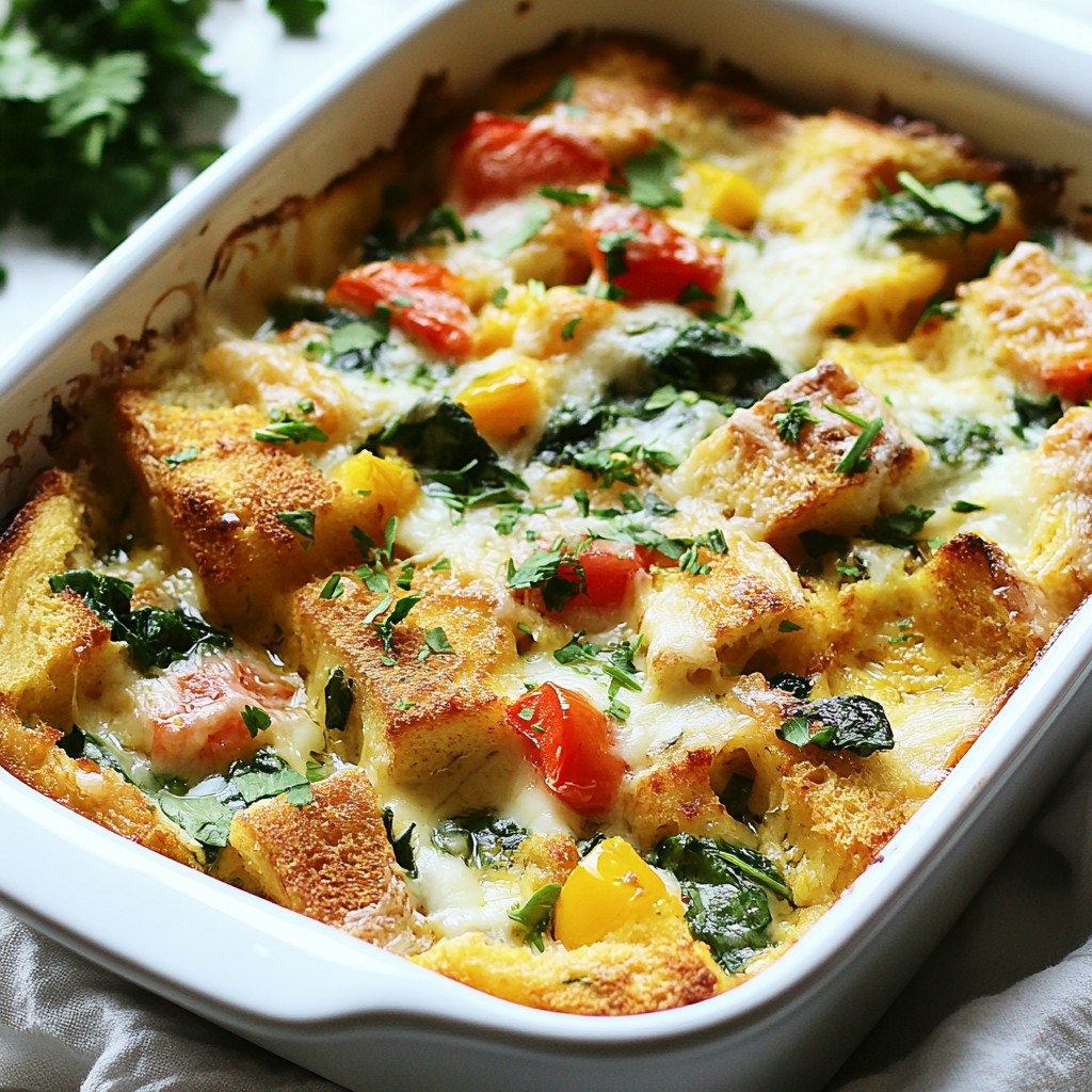 Savory Overnight French Toast Casserole Recipe