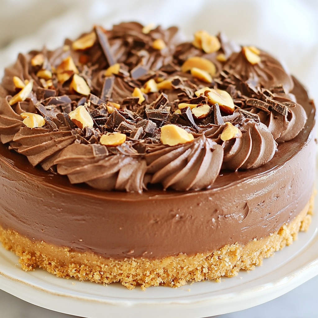 No-Bake Nutella Cheesecake Rich and Creamy Delight