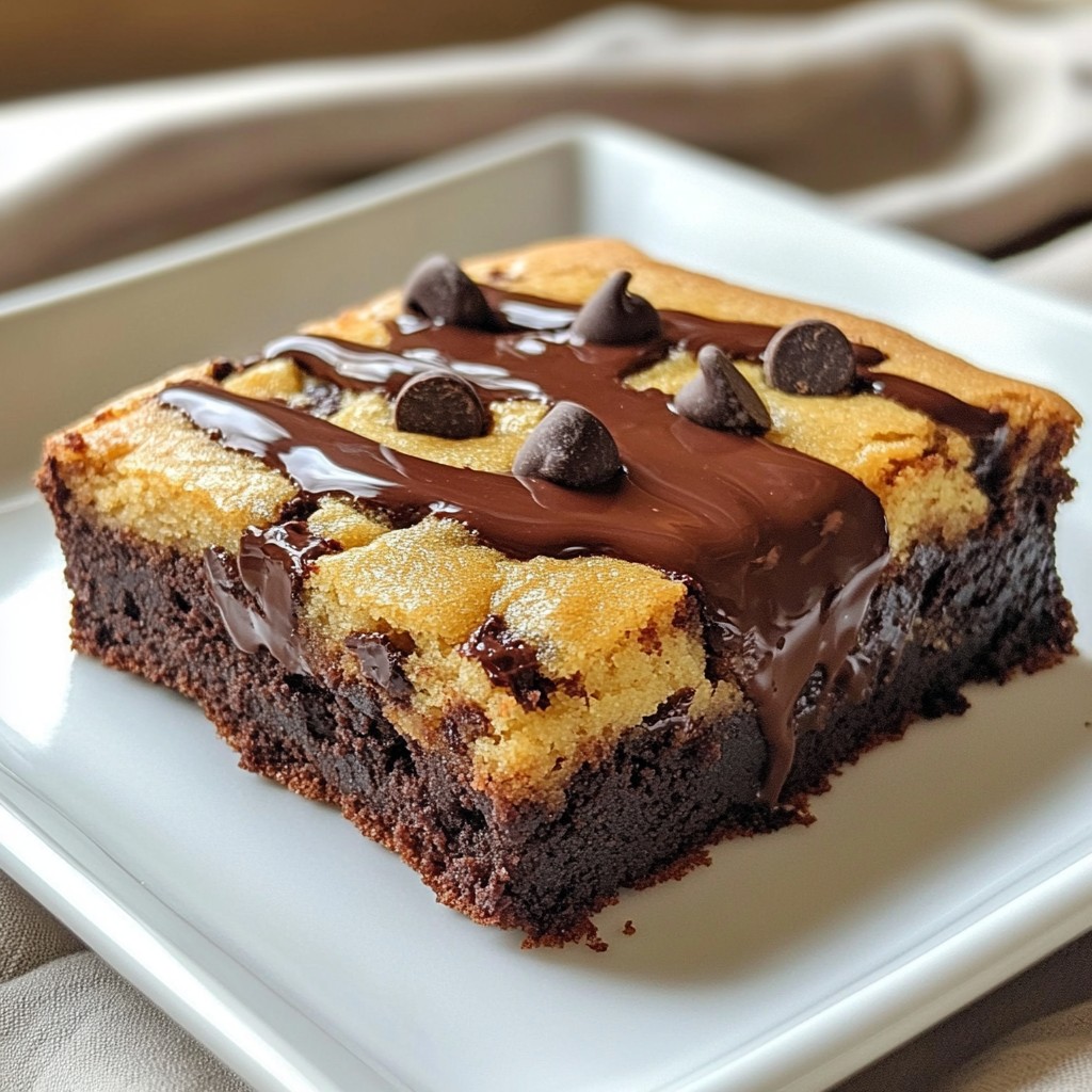 Chocolate Chip Brookies Deliciously Easy Recipe