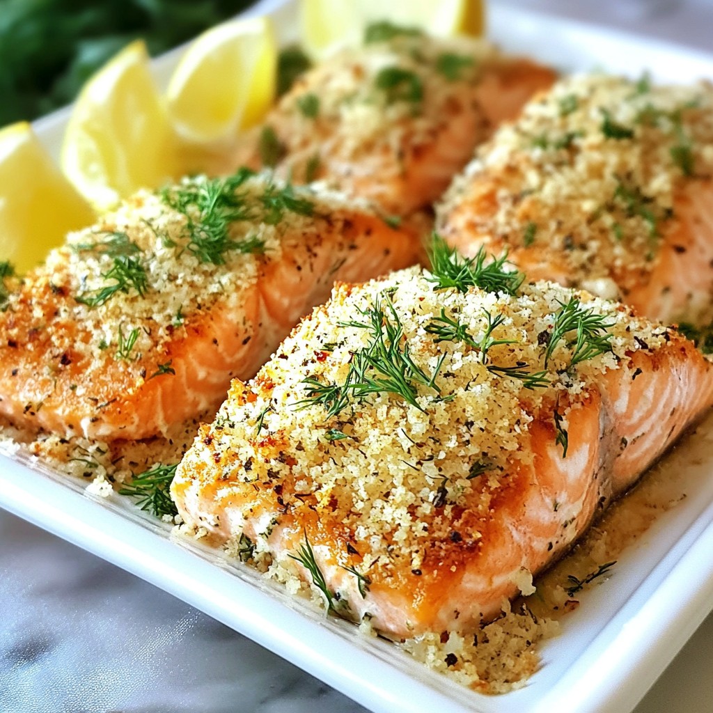 Parmesan Herb Crusted Salmon Flavorful Dinner Delight