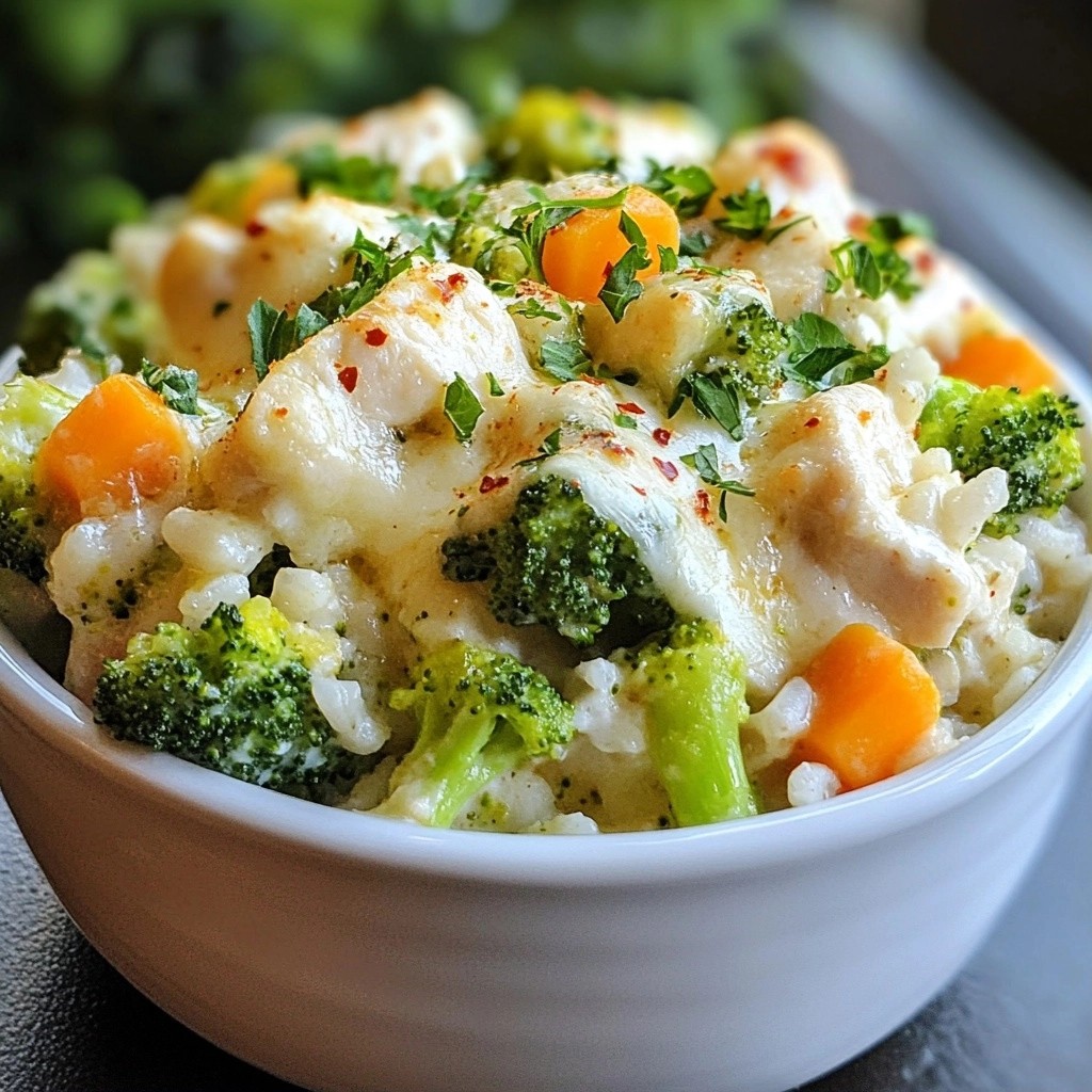 Garlic Herb Chicken and Rice Casserole Delight