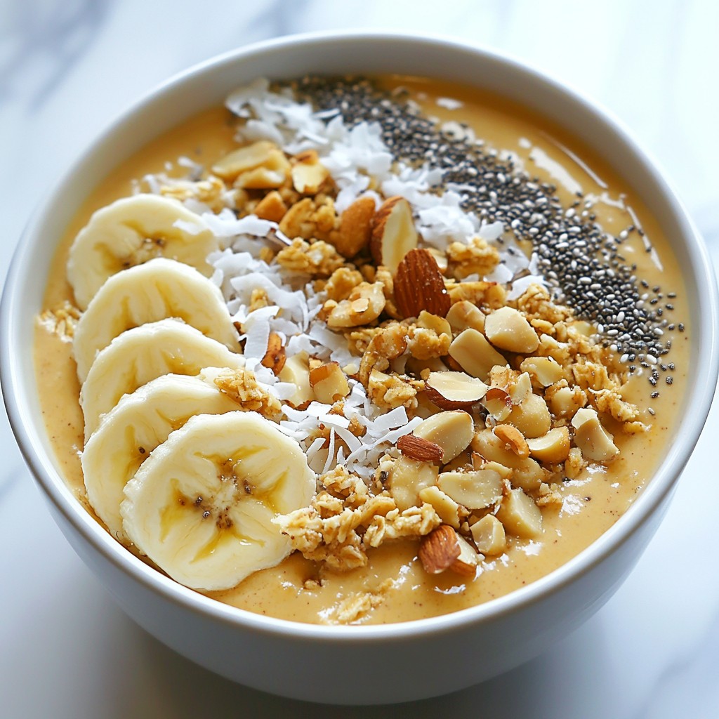 Peanut Butter Banana Smoothie Bowl Rich and Creamy Treat