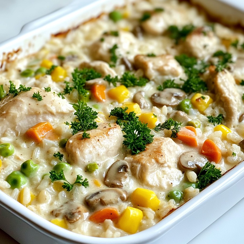 Creamy Chicken and Rice Dump Dinner Simple Delight