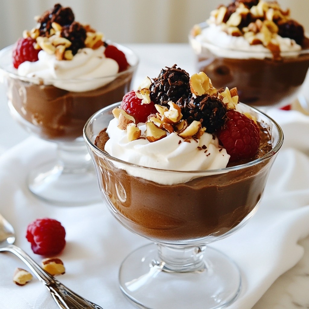 Vegan Chocolate Avocado Mousse Rich and Creamy Treat