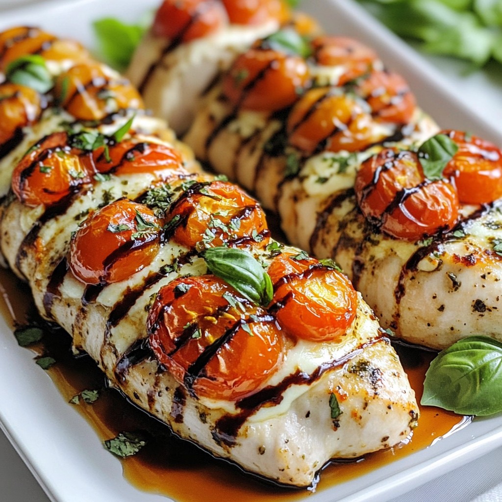 Caprese Stuffed Chicken Breast Juicy and Savory Meal