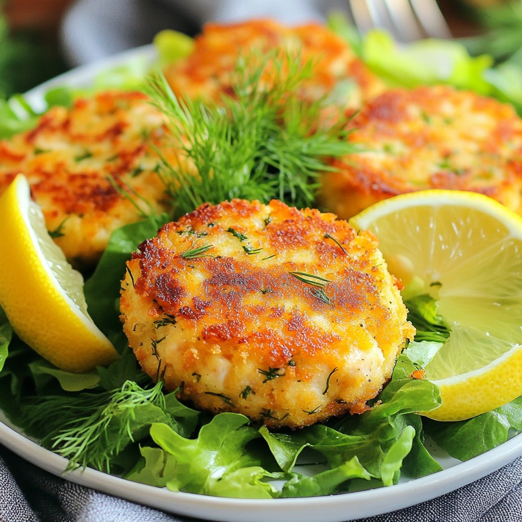 Lemon Dill Salmon Cakes Flavorful and Simple Recipe