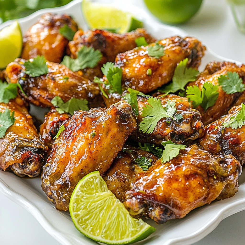 Spicy Honey Lime Chicken Wings Flavorful and Easy Recipe