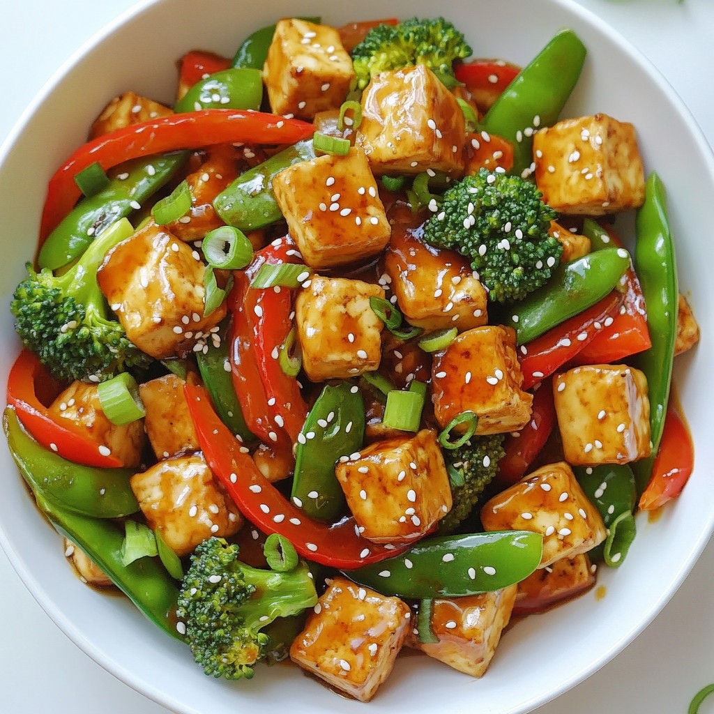 Teriyaki Tofu Stir Fry Flavorful and Easy Recipe
