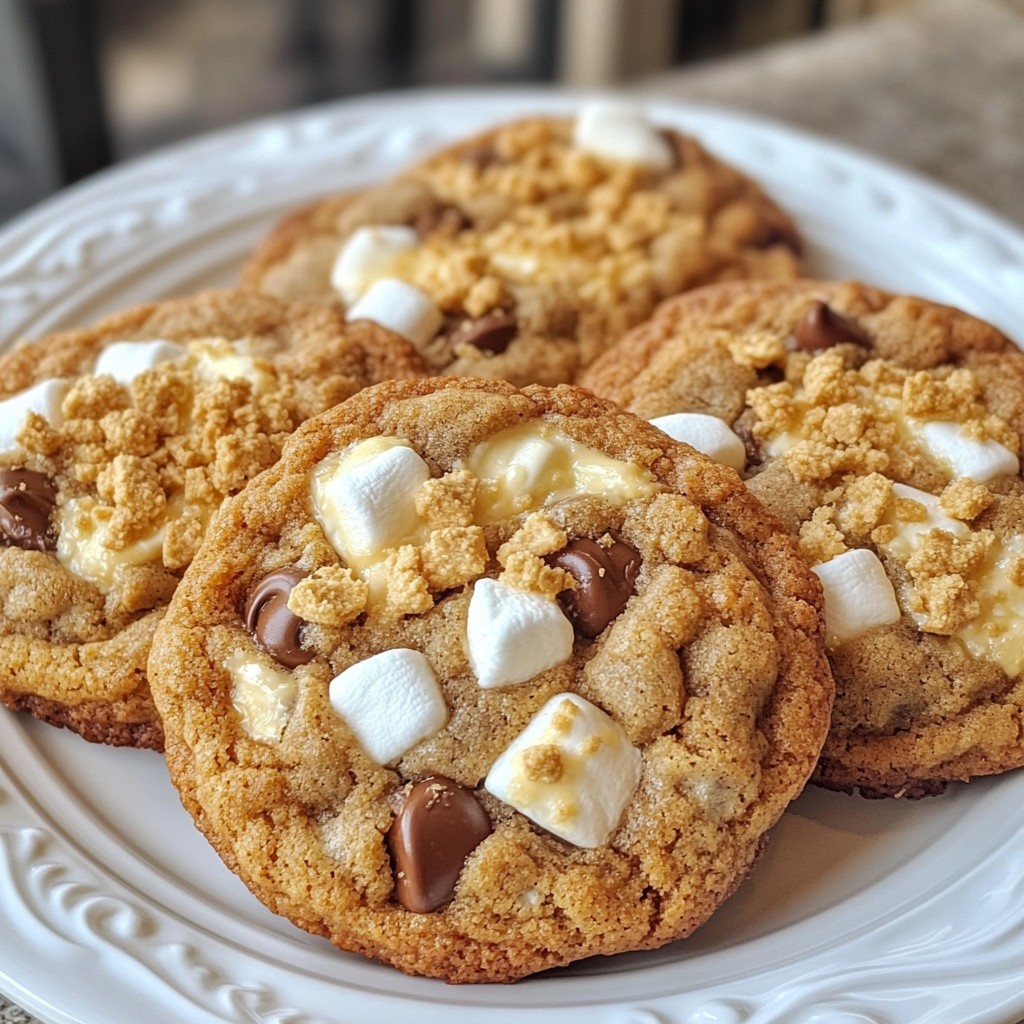S'mores Stuffed Cookies Irresistible Sweet Treats