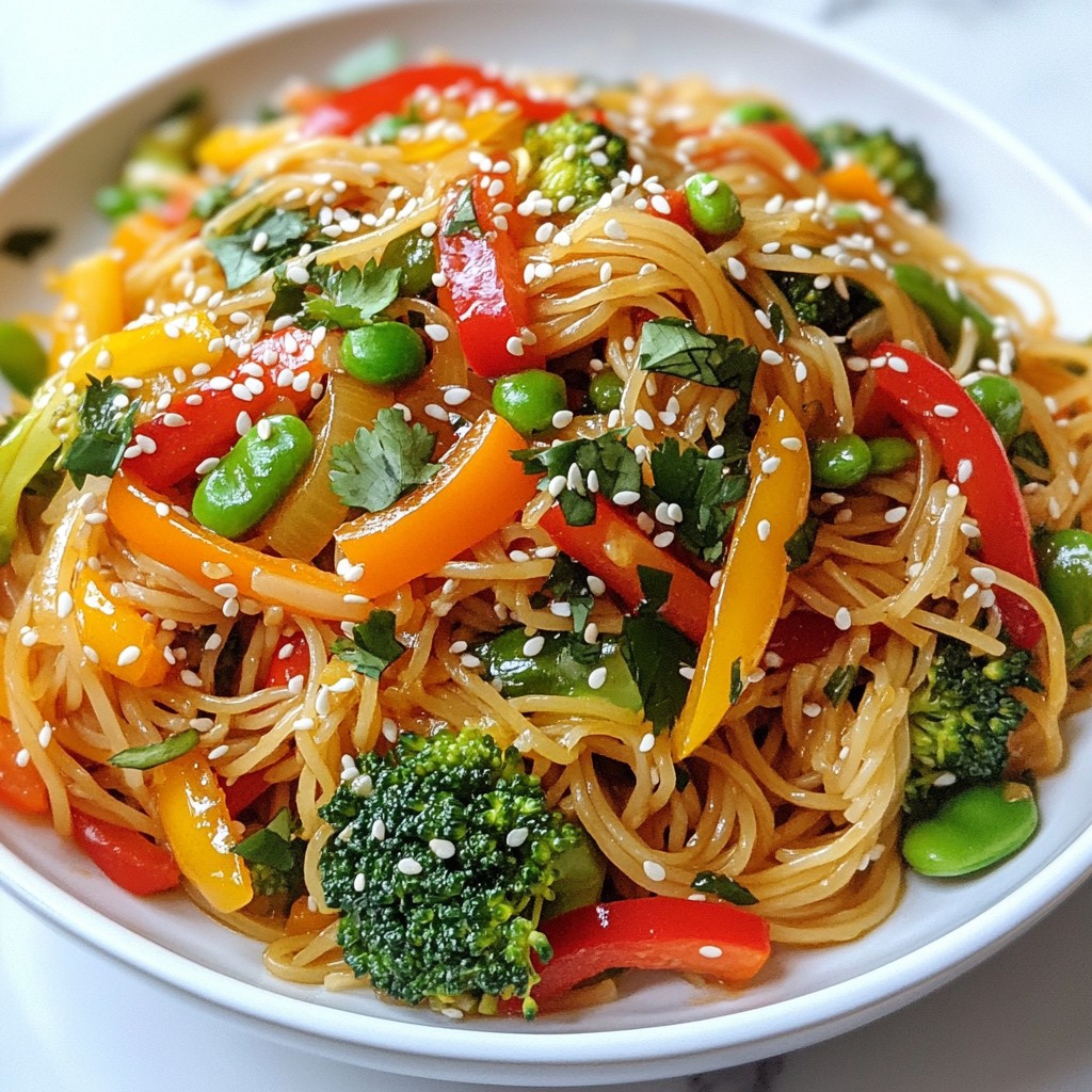 Spicy Garlic Noodle Stir Fry Flavorful and Quick Meal