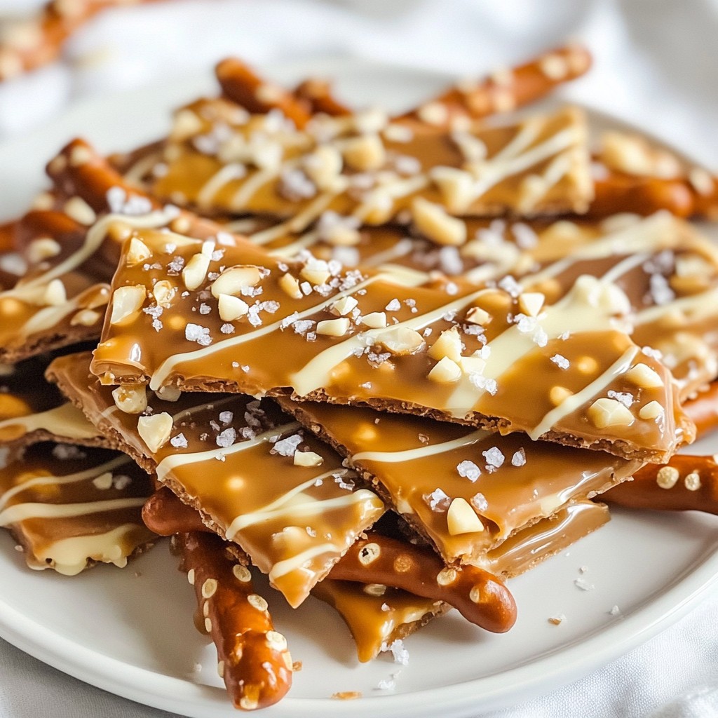 Caramel Pretzel Bark Tasty Treat for Any Occasion