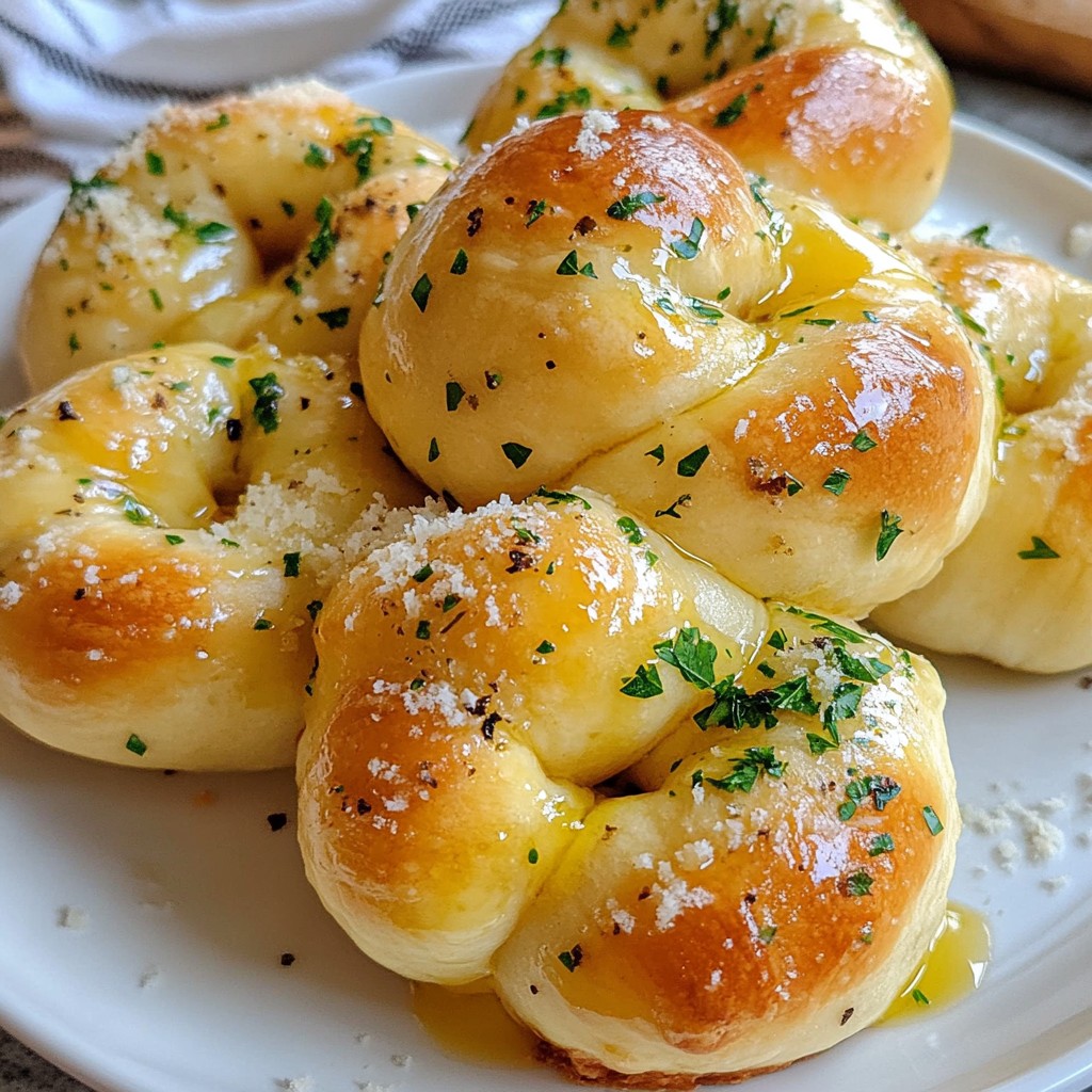 Parmesan Herb Garlic Knots Savory and Simple Recipe