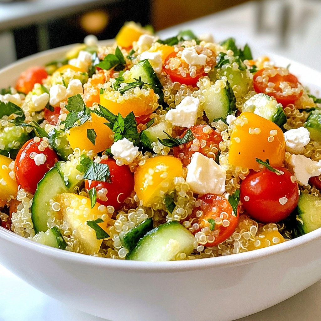 Lemon Herb Quinoa Salad Fresh and Flavorful Dish