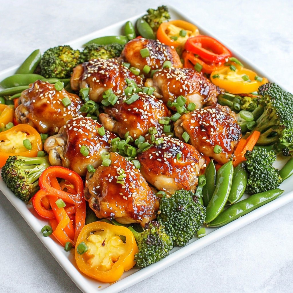 Sheet Pan Teriyaki Chicken & Veggies Simple Recipe