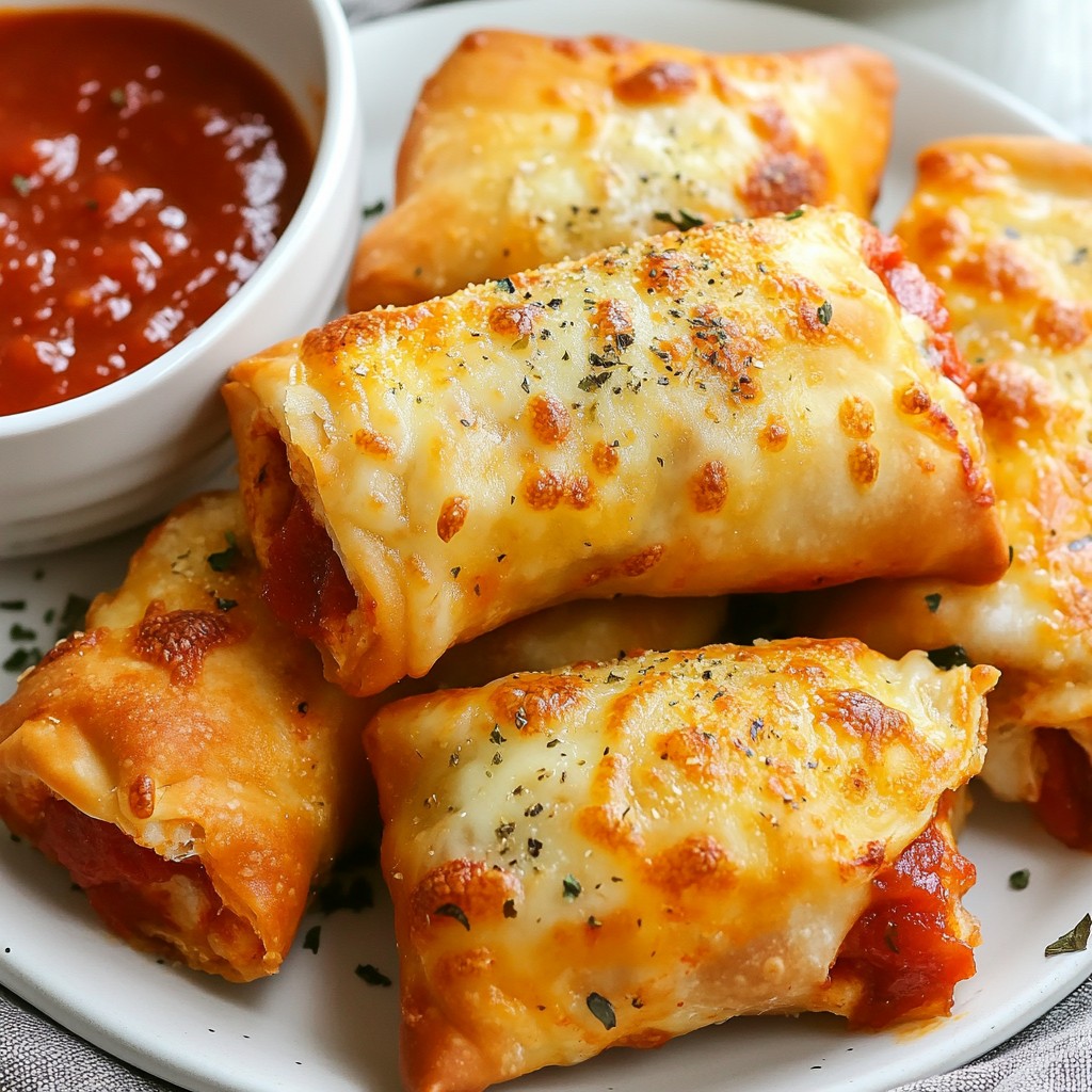 Air Fryer Pizza Rolls Crunchy and Flavorful Snack