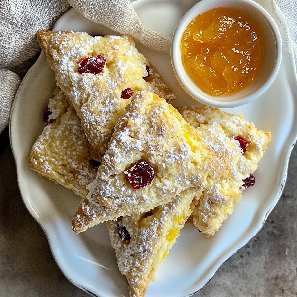 Cranberry Orange Scones Flavorful and Easy Recipe