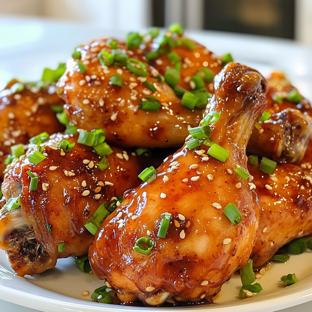 Sweet and Spicy Chicken Drumsticks Tangy Flavor Boost
