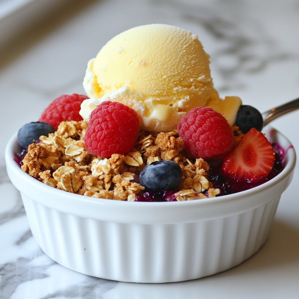 Triple Berry Crisp Delightful Dessert Recipe