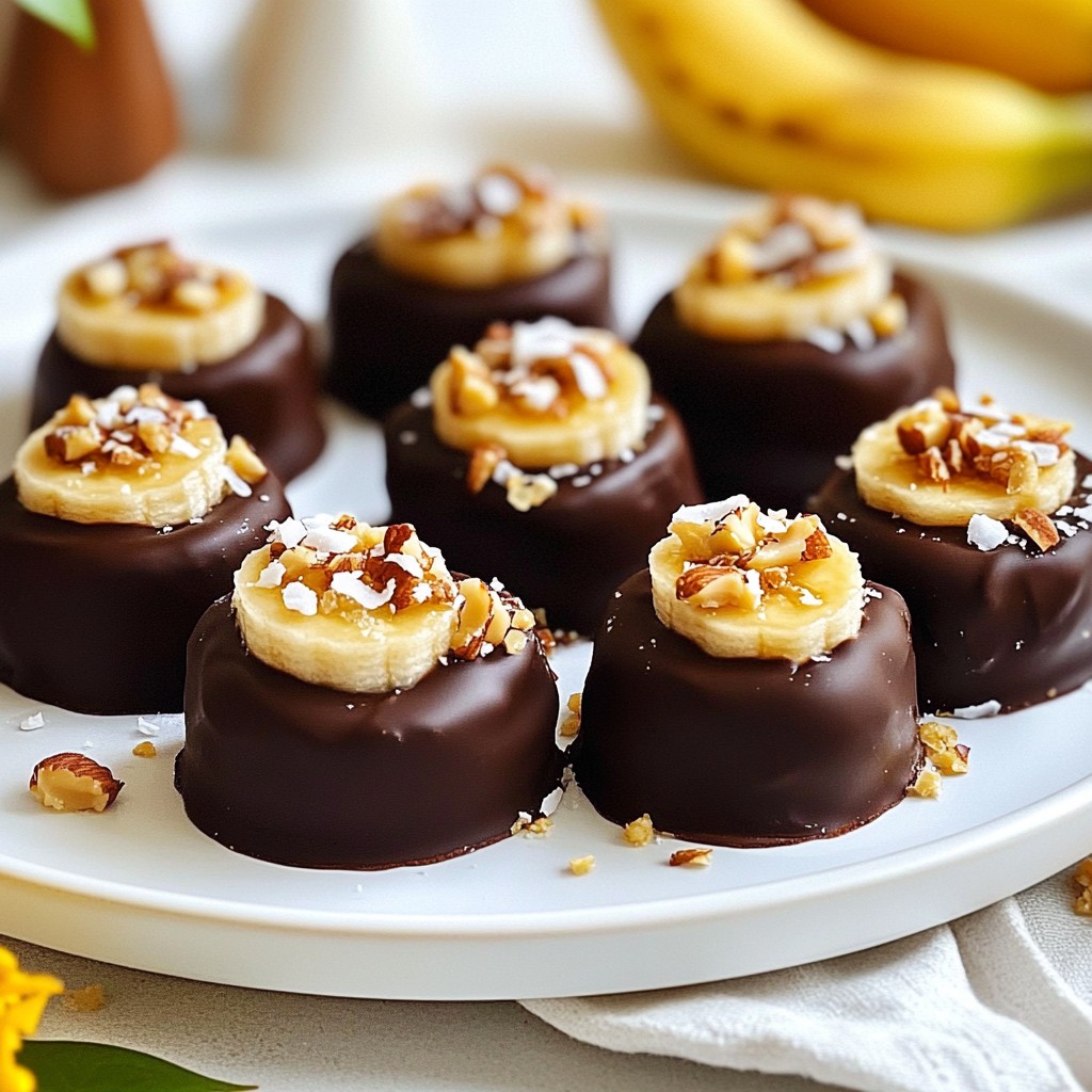 Chocolate Covered Banana Bites Irresistible Treat Recipe