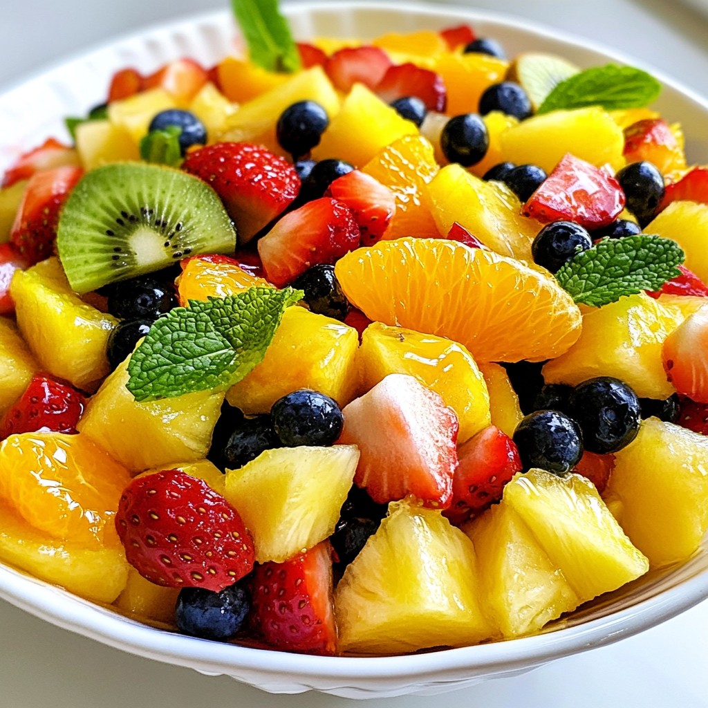 Honey Lime Fruit Salad Refreshing and Healthy Delight
