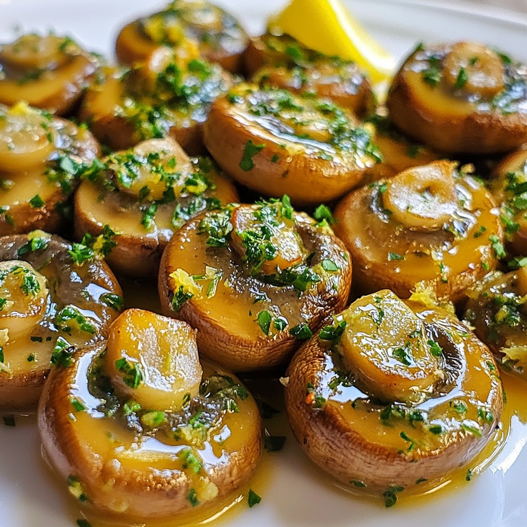 Garlic Herb Butter Mushrooms Savory and Simple Dish