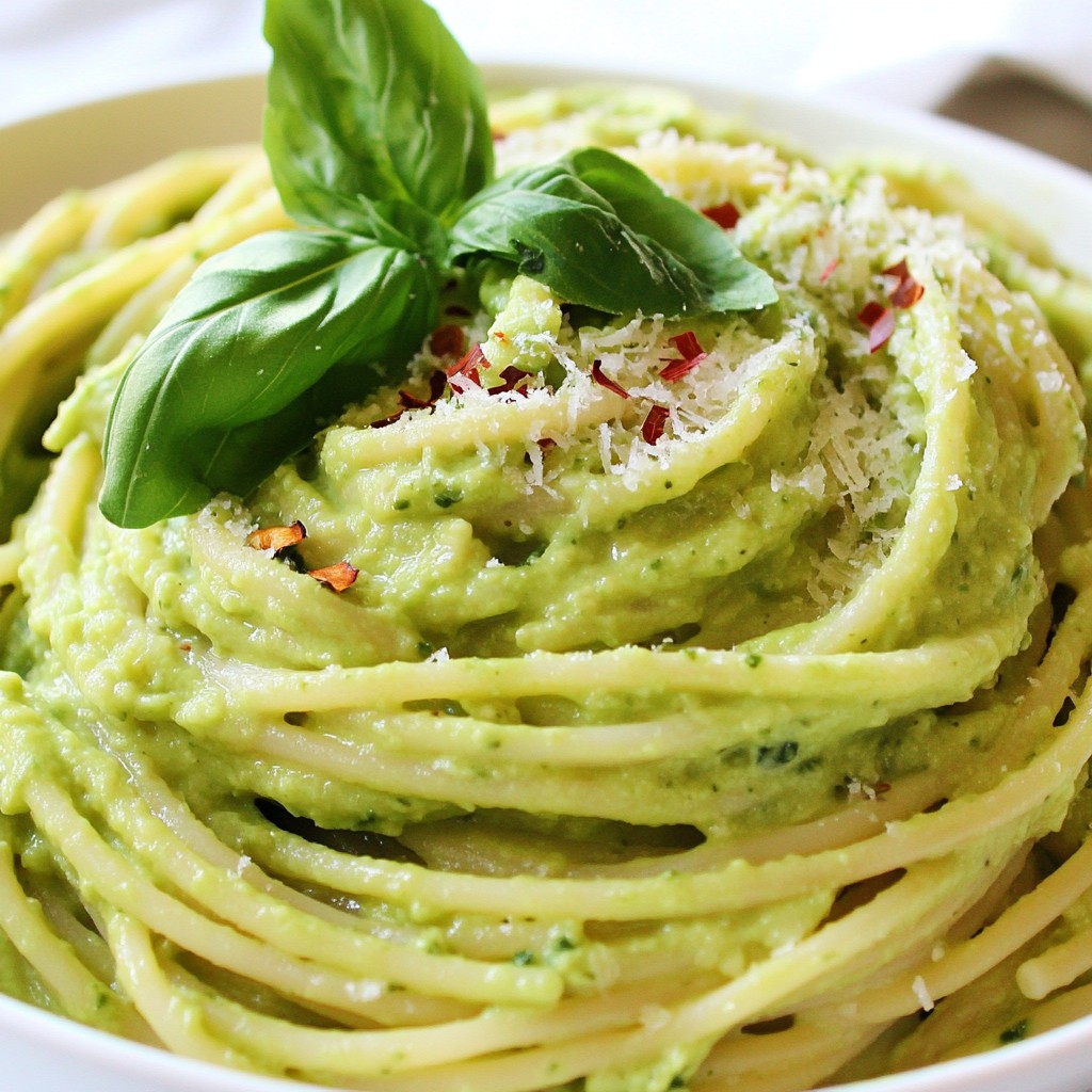 Creamy Avocado Pasta Simple and Delicious Recipe