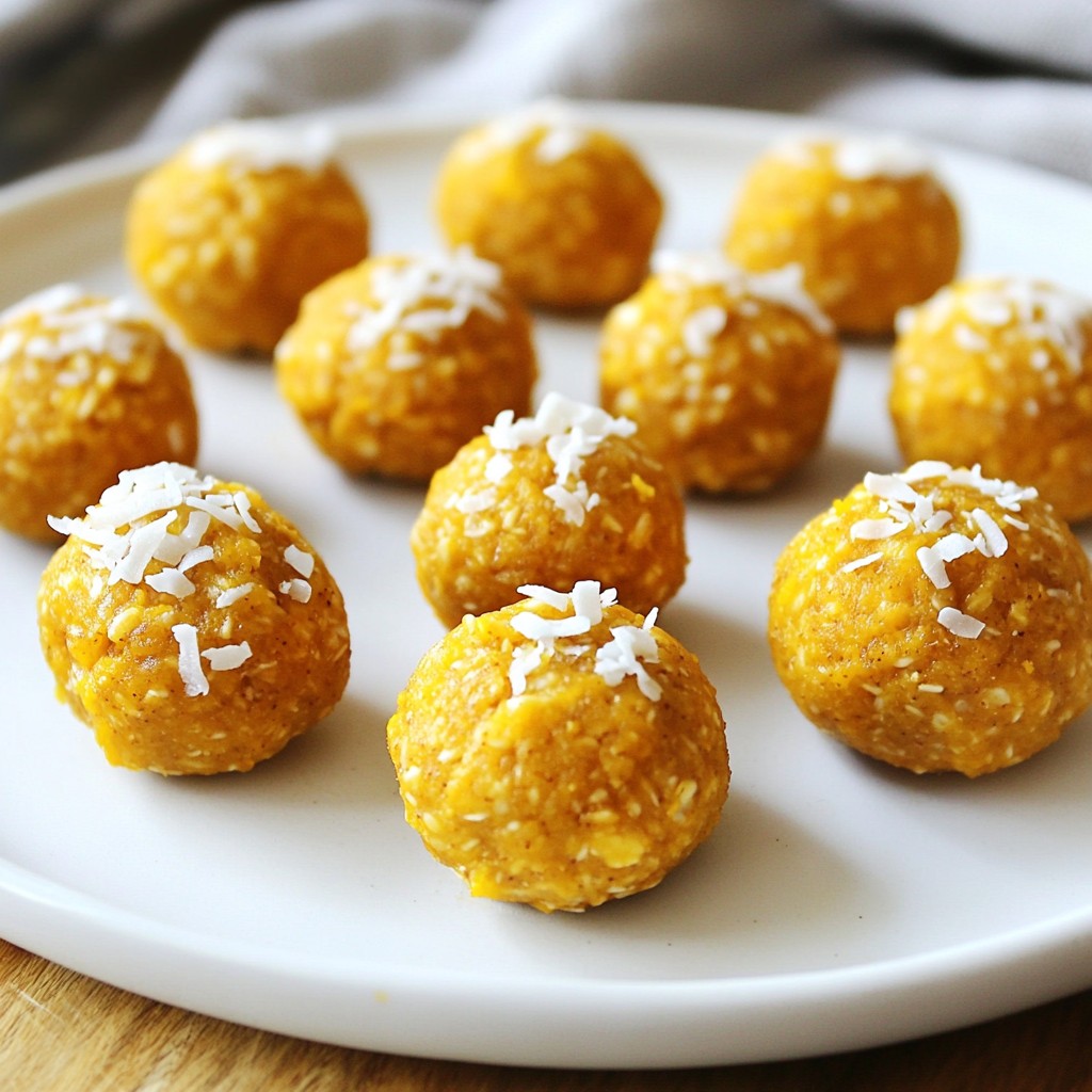 Pumpkin Spice Energy Bites Tasty and Healthy Snack